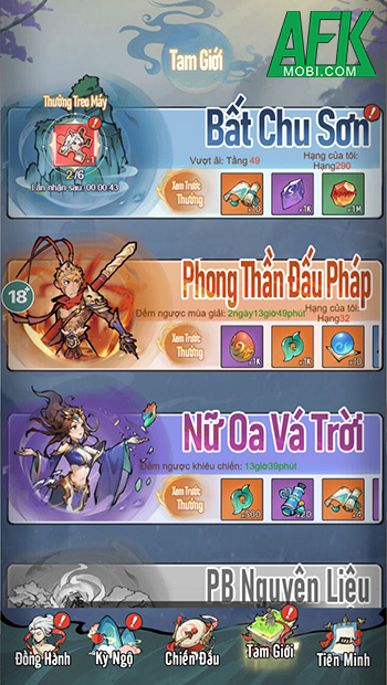 Na Tra Phong Thần Ký đúng chất là một tựa game rảnh tay tuy nhỏ mà có võ 9