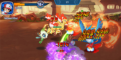 Poke Loạn Chiến mang đến những trận đấu thú loạn chiến đầy ngộ nghĩnh lấy chủ đề Pokémon