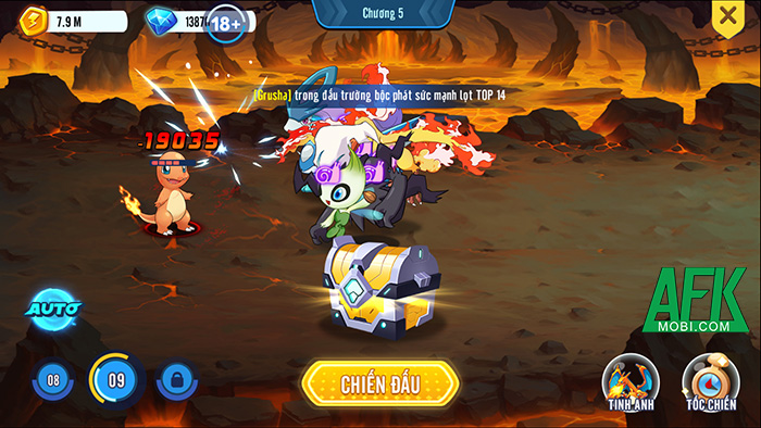 Poke Loạn Chiến mang đến những trận đấu thú loạn chiến đầy ngộ nghĩnh lấy chủ đề Pokémon 9