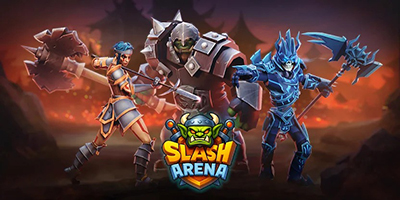 Chiến đấu bằng cách xoay vũ khí cận chiến trong game Slash Arena: PVP Battle Royale