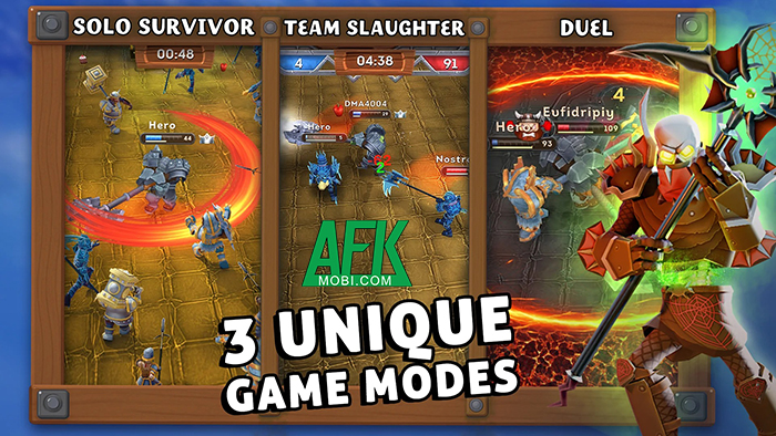 Chiến đấu bằng cách xoay vũ khí cận chiến trong game Slash Arena: PVP Battle Royale 4 Chiến đấu bằng cách xoay vũ khí cận chiến trong game Slash Arena: PVP Battle Royale 4