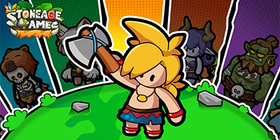 Stoneage Tame game chiến thuật đấu thú với chủ đề thế giới thời tiền sử