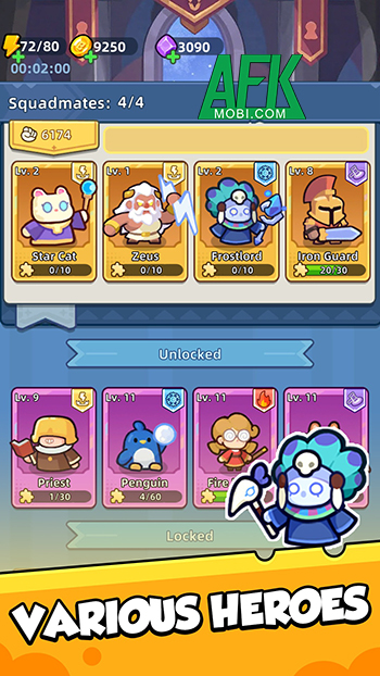 Phòng thủ trước các đợt quái vật bằng những anh hùng ngộ nghĩnh tại game Survivor GO! 4 Phòng thủ trước các đợt quái vật bằng những anh hùng ngộ nghĩnh tại game Survivor GO! 4