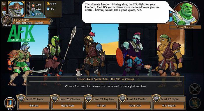 Swords and Sandals 3 Redux Mobile cho bạn huấn luyện võ sĩ giác đấu của riêng mình 0