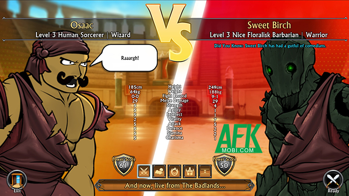 Swords and Sandals 3 Redux Mobile cho bạn huấn luyện võ sĩ giác đấu của riêng mình 2