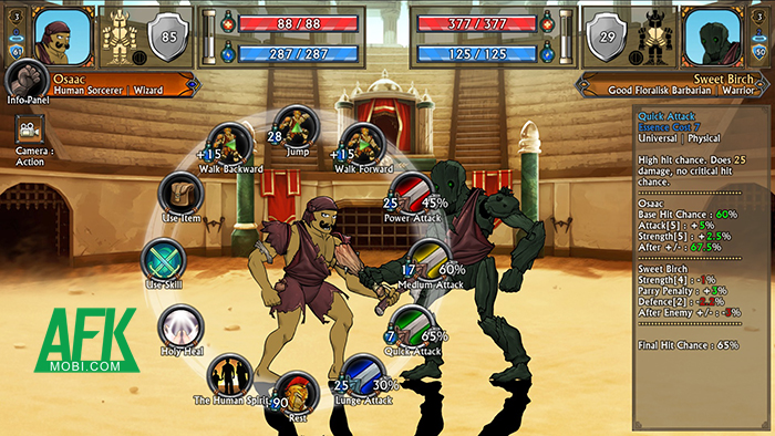 Swords and Sandals 3 Redux Mobile cho bạn huấn luyện võ sĩ giác đấu của riêng mình 3