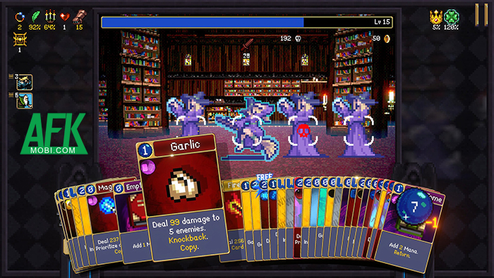 Vampire Crawlers game chiến thuật thẻ bài roguelike đến từ Vampire Survivors nổi tiếng 2