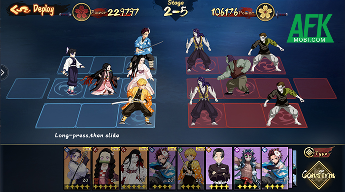 Water Breathing: Mystic Blade game đấu tướng loạn chiến lấy chủ đề Thanh Gươm Diệt Quỷ 2