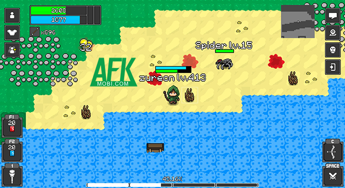 Cày cuốc, phát triển nhân vật trong một thế giới pixel hoài cổ tại game Zureon Online 1 Cày cuốc, phát triển nhân vật trong một thế giới pixel hoài cổ tại game Zureon Online 1