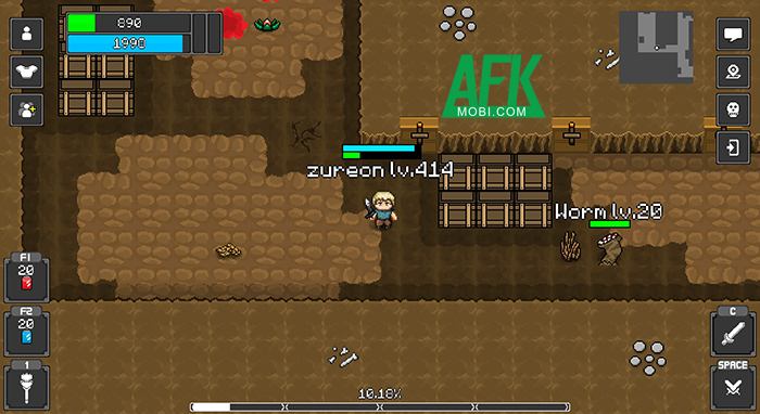 Cày cuốc, phát triển nhân vật trong một thế giới pixel hoài cổ tại game Zureon Online 2 Cày cuốc, phát triển nhân vật trong một thế giới pixel hoài cổ tại game Zureon Online 2