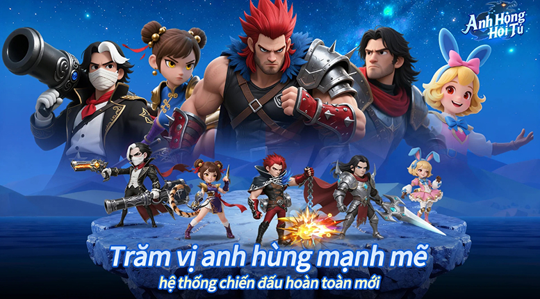 Anh Hùng Hội Tụ game đấu tướng chiến thuật cập bến thị trường Việt Nam