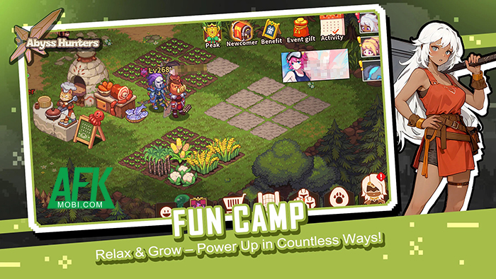 Tập hợp đội anh hùng chinh phục các thử thách trong game Abyss Hunters 3