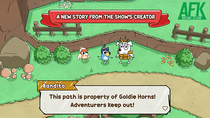 Bluey's Quest for The Gold Pen game phiêu lưu lấy chủ đề từ loạt phim hoạt hình Bluey 0