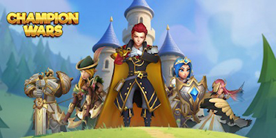 Champion Wars game đấu tướng màn hình dọc lấy chủ đề fantasy Trung Cổ
