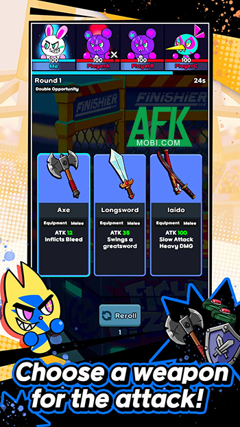 Crazy Arena! đưa các game thủ chuẩn bị nhân vật của mình cho những trận đấu PvP tự động 1