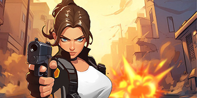 Cùng nữ đặc vụ dọn dẹp hàng loạt các băng đảng trong game hành động Frontline Raiders