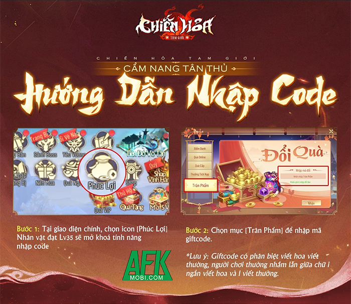 Tổng hợp gift code game Chiến Hỏa Tam Giới VTC mới nhất trong tháng 0 Tổng hợp gift code game Chiến Hỏa Tam Giới VTC mới nhất trong tháng 0