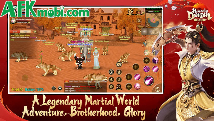 Heavenly Dragon Saga có thể xem là phiên bản di động tinh giản của Thiên Long Bát Bộ 0 Heavenly Dragon Saga có thể xem là phiên bản di động tinh giản của Thiên Long Bát Bộ 0