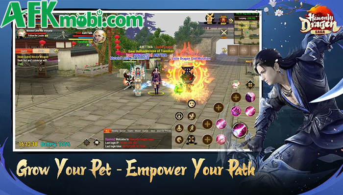 Heavenly Dragon Saga có thể xem là phiên bản di động tinh giản của Thiên Long Bát Bộ 4 Heavenly Dragon Saga có thể xem là phiên bản di động tinh giản của Thiên Long Bát Bộ 4