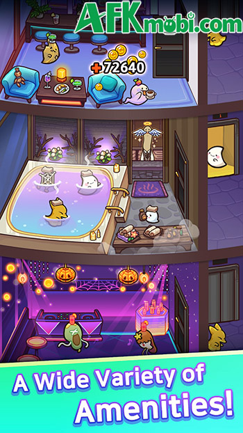 Điều hành khách sạn dành riêng cho ma trong game mô phỏng Idle Ghost Hotel 2 Điều hành khách sạn dành riêng cho ma trong game mô phỏng Idle Ghost Hotel 2