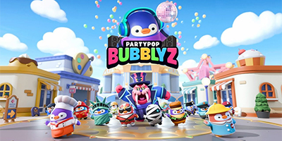Party Pop Bubblyz mời bạn điều khiển chim cánh cụt để cạnh tranh với những người chơi khác