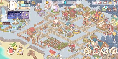 Cats & Soup: Fluffy Town cho người chơi quản lý thị trấn cùng mèo cực chill qua ngày