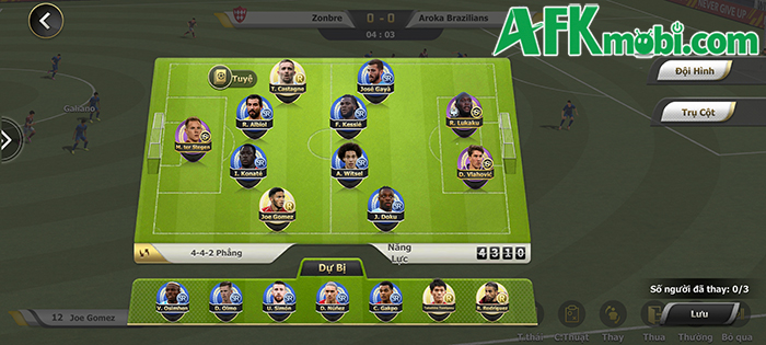 Quản lý đội bóng có phần theo kiểu đấu tướng trong game Champion Pro Manager 5 Quản lý đội bóng có phần theo kiểu đấu tướng trong game Champion Pro Manager 5