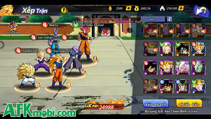 Combo Thức Tỉnh game đấu tướng đưa bối cảnh 7 viên ngọc rồng trở về nguyên bản 6 Combo Thức Tỉnh game đấu tướng đưa bối cảnh 7 viên ngọc rồng trở về nguyên bản 6