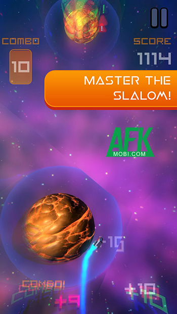 Saturn Slalom cho bạn điều khiển tàu vũ trụ của mình len lỏi giữa một thiên hà hỗn loạn 3 Saturn Slalom cho bạn điều khiển tàu vũ trụ của mình len lỏi giữa một thiên hà hỗn loạn 3