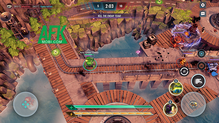 Spider Tanks: Cores of Chaos cho các người chơi điều khiển xe tăng nhện để chiến đấu 2 Spider Tanks: Cores of Chaos cho các người chơi điều khiển xe tăng nhện để chiến đấu 2