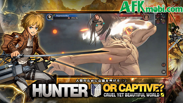 Titan Awakening game chiến thuật đấu tướng rảnh tay lấy chủ đề Attack on Titan 3 Titan Awakening game chiến thuật đấu tướng rảnh tay lấy chủ đề Attack on Titan 3