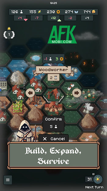 Dẫn dắt một nhóm cư dân gầy dựng khu định cư trong game TownsFolk Mobile 1 Dẫn dắt một nhóm cư dân gầy dựng khu định cư trong game TownsFolk Mobile 1