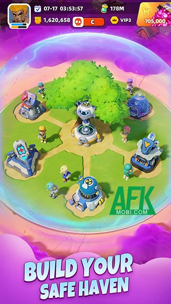 Xây dựng khu trú ẩn dưỡi tán Cây Sự Sống trong game Within the Dome: Survival 1