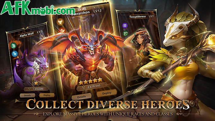 Abyssal Gate: Teamfight Battle game chiến thuật PvP 1v1 dàn trận đấu tự động 1