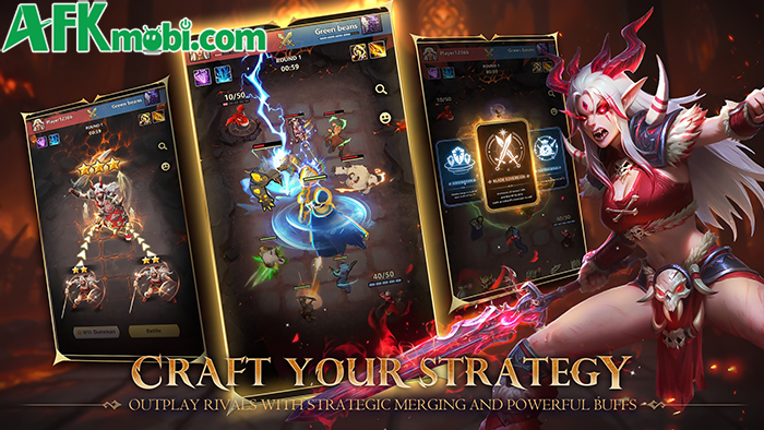 Abyssal Gate: Teamfight Battle game chiến thuật PvP 1v1 dàn trận đấu tự động 2