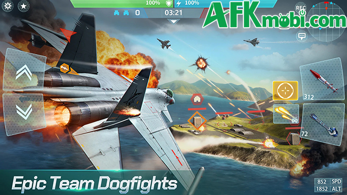 Thực hiện các nhiệm vụ không chiến trong game hành động Apex Combat OL: Modern Jets 1