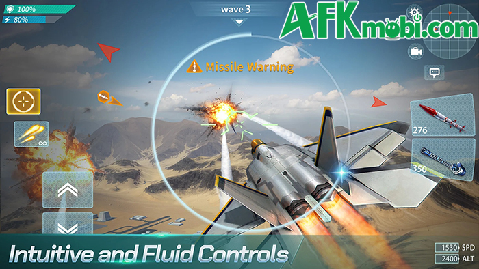Thực hiện các nhiệm vụ không chiến trong game hành động Apex Combat OL: Modern Jets 3