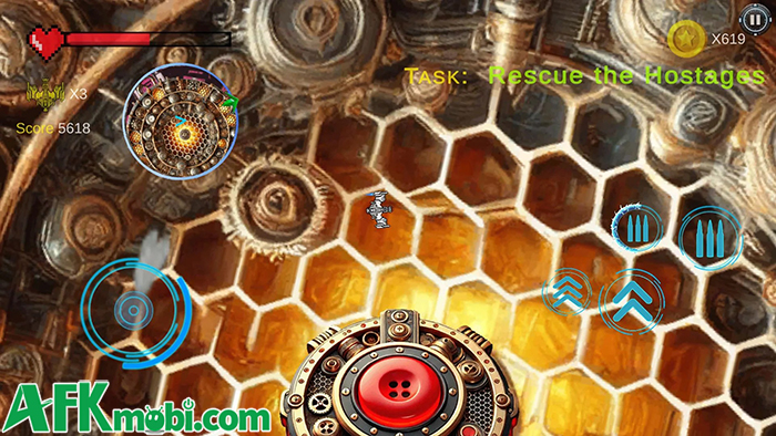 Điều khiển phi thuyền vũ trụ chiến đấu trong game hành động Astro Busters 2 Điều khiển phi thuyền vũ trụ chiến đấu trong game hành động Astro Busters 2