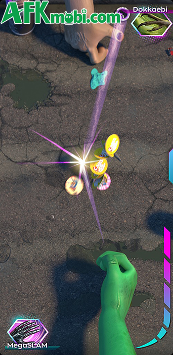 Thể hiện kỹ năng đập nắp trong những trận đấu trực tuyến tại game Caps Slam 2