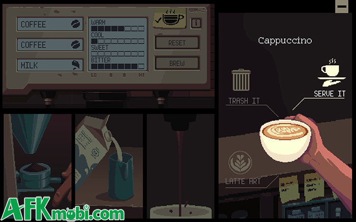 Khám phá câu chuyện của những vị khách qua việc pha chế đồ uống với Coffee Talk Mobile 3