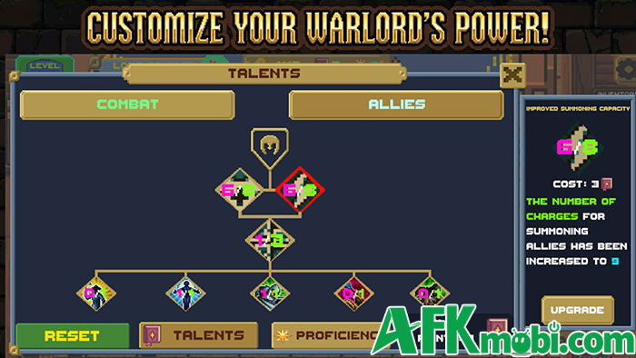 Chiến đấu chinh phục các hầm ngục trong game Dungeon Warlord: Pixel RPG 3