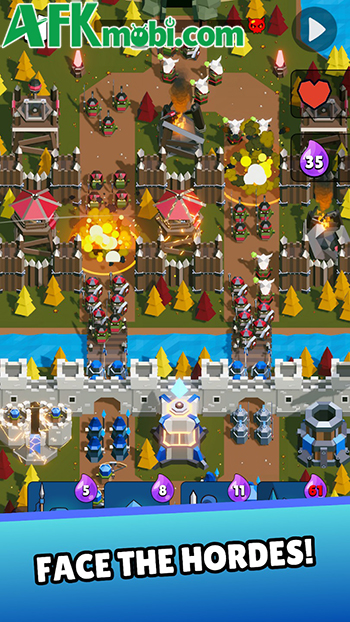 Phòng thủ trước các đợt tấn công dữ dội của lũ Orc hung tợn trong game Fortura 1 Phòng thủ trước các đợt tấn công dữ dội của lũ Orc hung tợn trong game Fortura 1