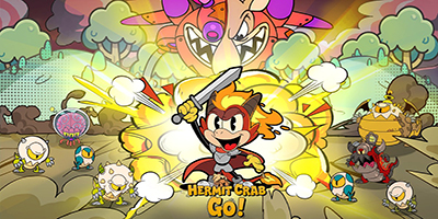 Cùng thủy thủ đoàn chiến đấu băng qua Siphonia trong game HERMIT CRAB GO!