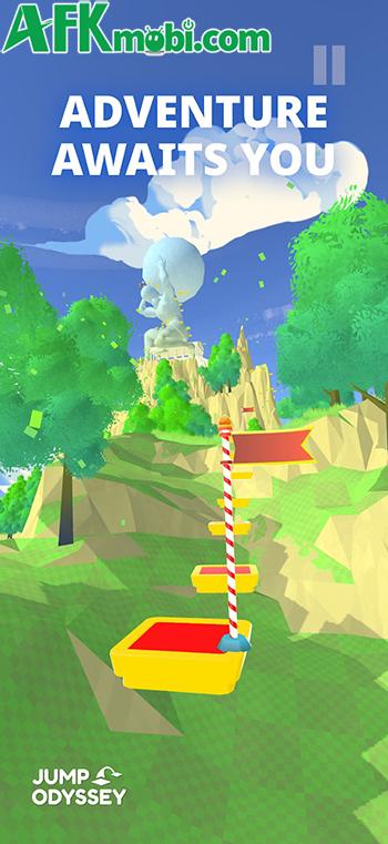 Canh lực nhảy để khám phá thế giới trong game casual phiêu lưu Jump Odyssey 3