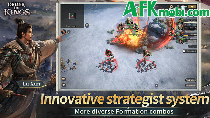 Cạnh tranh trong một thế giới Tam Quộc rộng lớn tại game mô phỏng chiến thuật Order of Kings 1 Cạnh tranh trong một thế giới Tam Quộc rộng lớn tại game mô phỏng chiến thuật Order of Kings 1