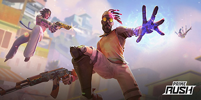 Prime Rush game hành động bắn súng battle royale với cơ chế “rút lui” độc đáo