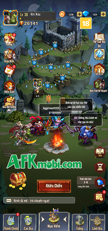 Trải nghiệm đấu tướng với bối cảnh của Dota trong game Huyền Thoại Dota 9