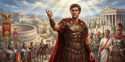 Chỉ huy Đế chế La Mã trong trò chơi chiến thuật Roman Empire: Strategy Game
