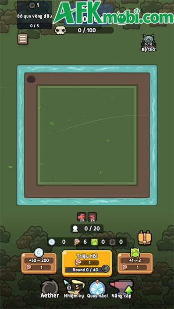 Triệu hồi ngẫu nhiên các đơn vị để phòng thủ tại game Star2 Random Defense - S2RD 1