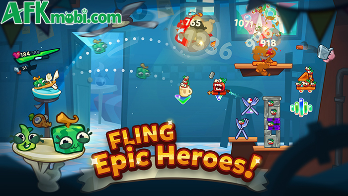 Bắn các rau củ quả, trái cây để tiêu diệt bọn cà chua trong game casual Splat! 2 0 Bắn các rau củ quả, trái cây để tiêu diệt bọn cà chua trong game casual Splat! 2 0